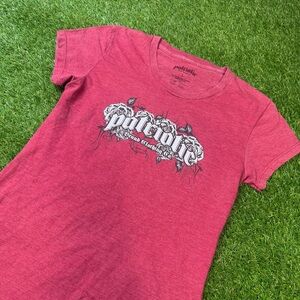 Red Fitted Short‎ Sleeve T-Shirt